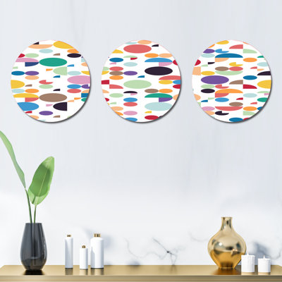 Abstract Wall Decor on Metal