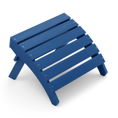 All Weather Outdoor Plastic Folding Adirondack Ottoman Adirondack Foot Rest