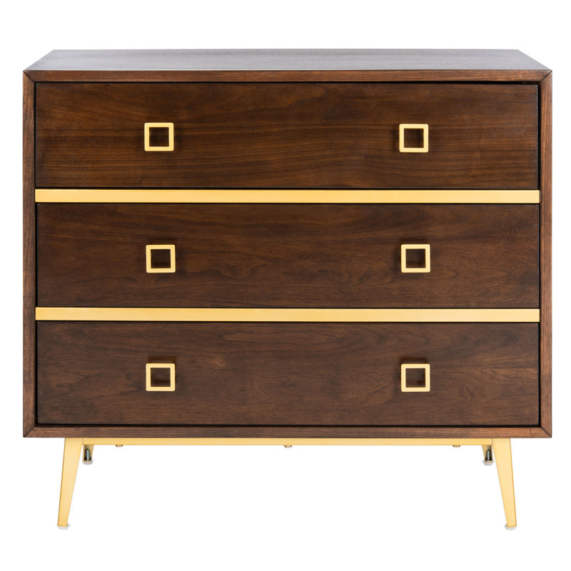 31.9'' W 3 - Drawer Dresser, Walnut