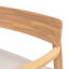 Fauteuil club en bois d'acacia avec coussin de siège Mallorca, ensemble de 1-1649109039