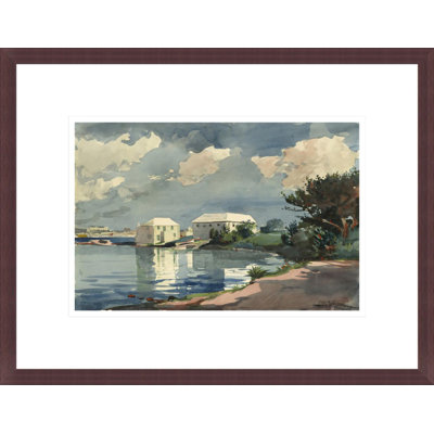 «Salt Kettle Bermuda» par Winslow Homer, impression giclée sur cadre