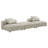 Solace 3-Piece Modular Upholstered Fabric Sectional Sofa-101323703