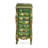 Green Rectangular Solid Wood Jewelry Armoires