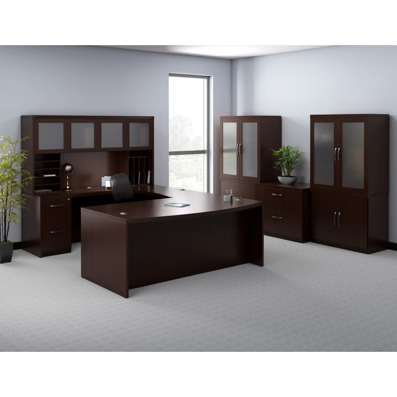 Huche de bureau Aberdeen, Moka