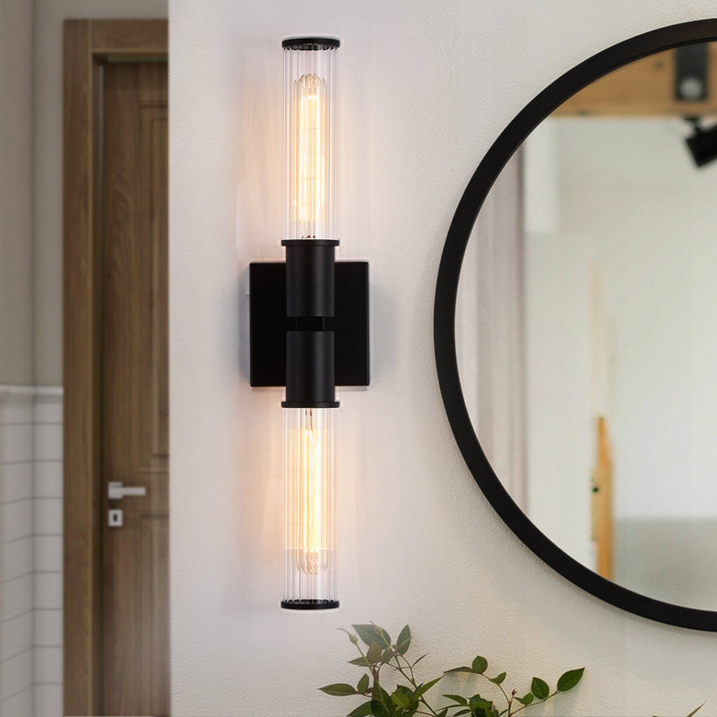 Luminaires de meuble-lavabo pour salle de bain à 2 lumières