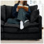 Canapé modulaire 3 places en chenille l 102 po x P 59 po x H 35 po Avery