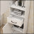 Versatile Double Door Slim Floor Standing Cabinet For Various Spaces