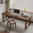 Light walnut Rectangular Solid Wood desk-1224500928