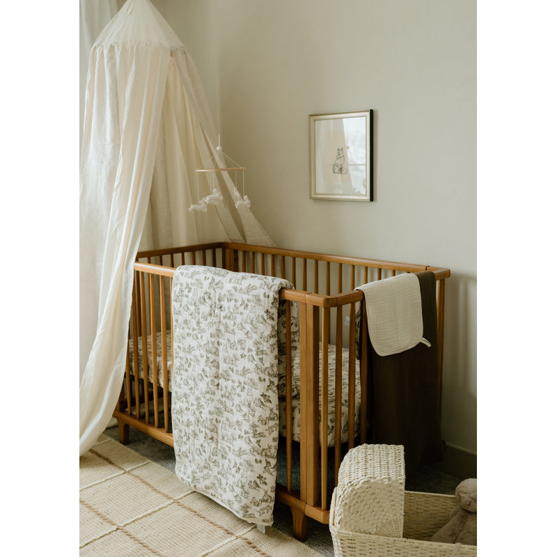 Oilo Studio - Drap-housse pour lit de bébé en jersey de coton biologique, ultra doux et respirant