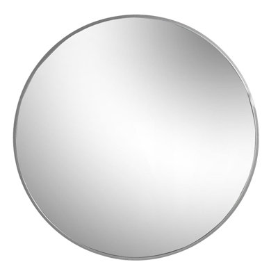 Clarkdale Round Metal Frame Wall Mirror