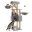 Tour pour chat robuste de 63 pouces avec coussins chauffants-1101045630