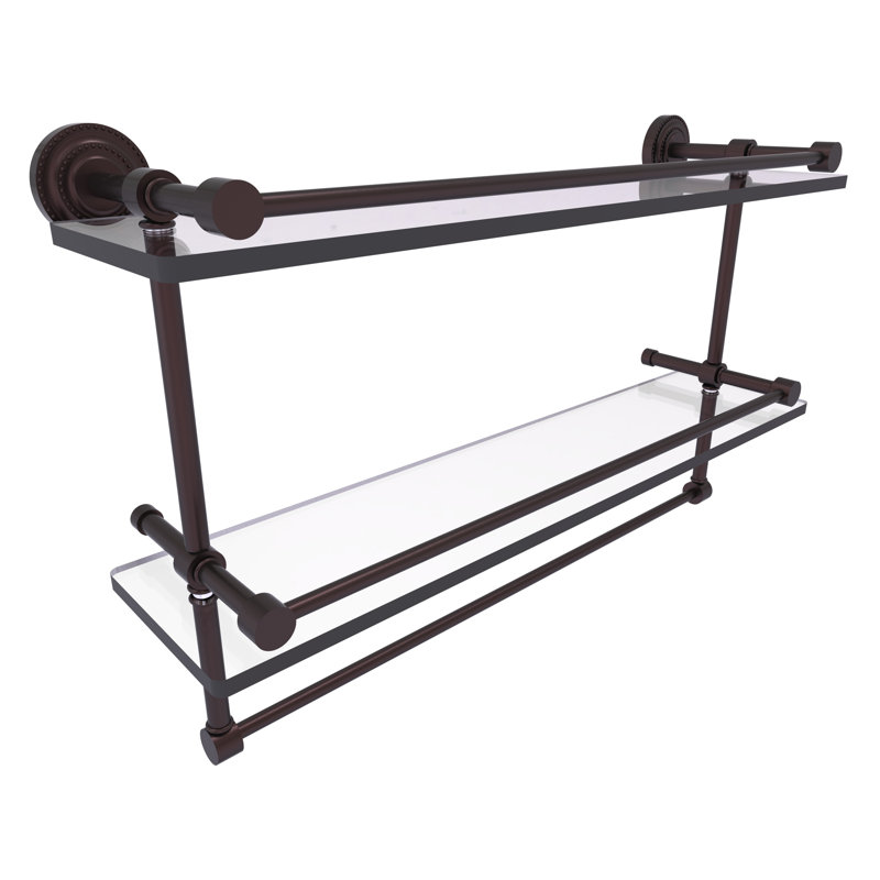 Étagère murale Marchmont, Bronze antique, H 12 po x l 22 po x P 5 po