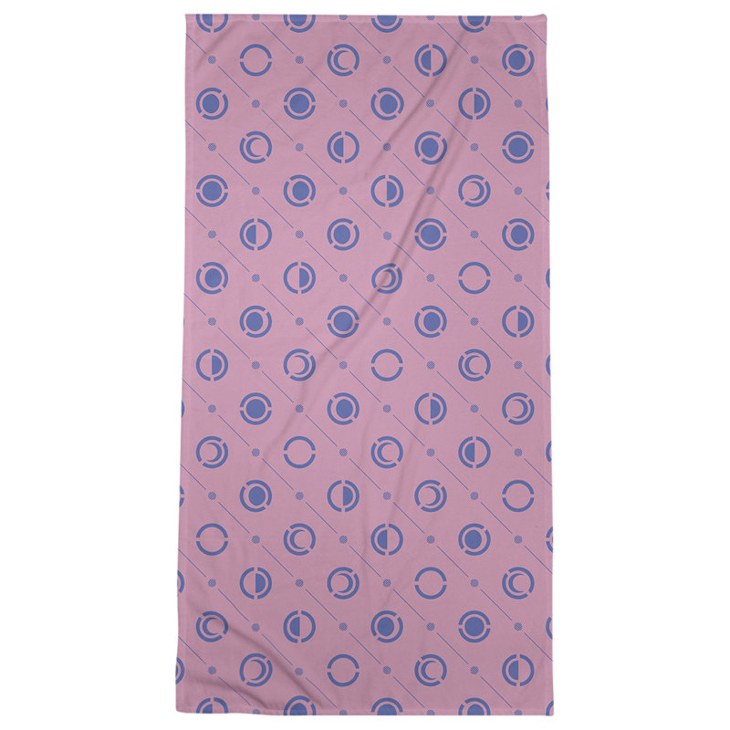 Skeffingt Beach Towel, Pink/Blue