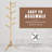 Lathaniel Freestanding 8 - Hook Coat Rack-351048963
