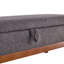 Tissu en laine Teddy, pieds en bois massif pour le pesage massif et tabouret de lit avec fonction de rangement-655802580