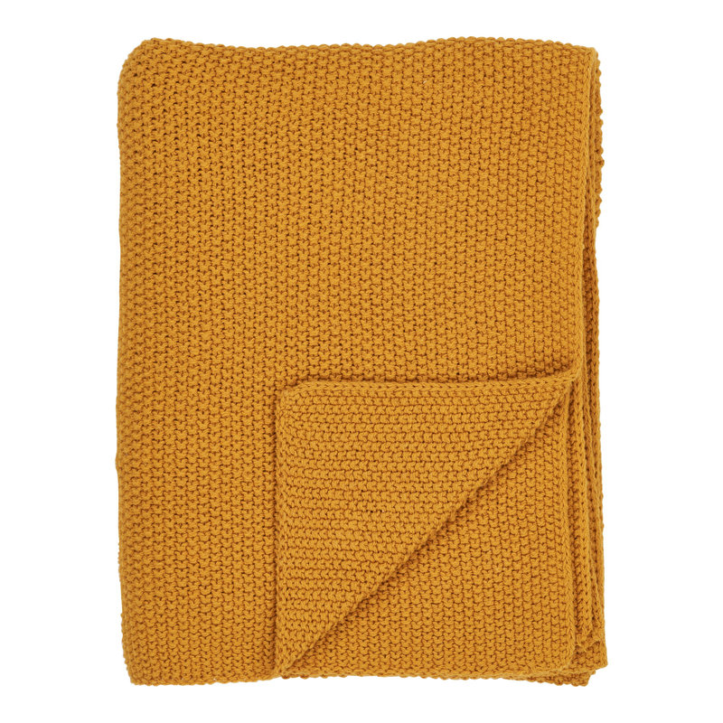 Venlo Throw Blanket, Yellow
