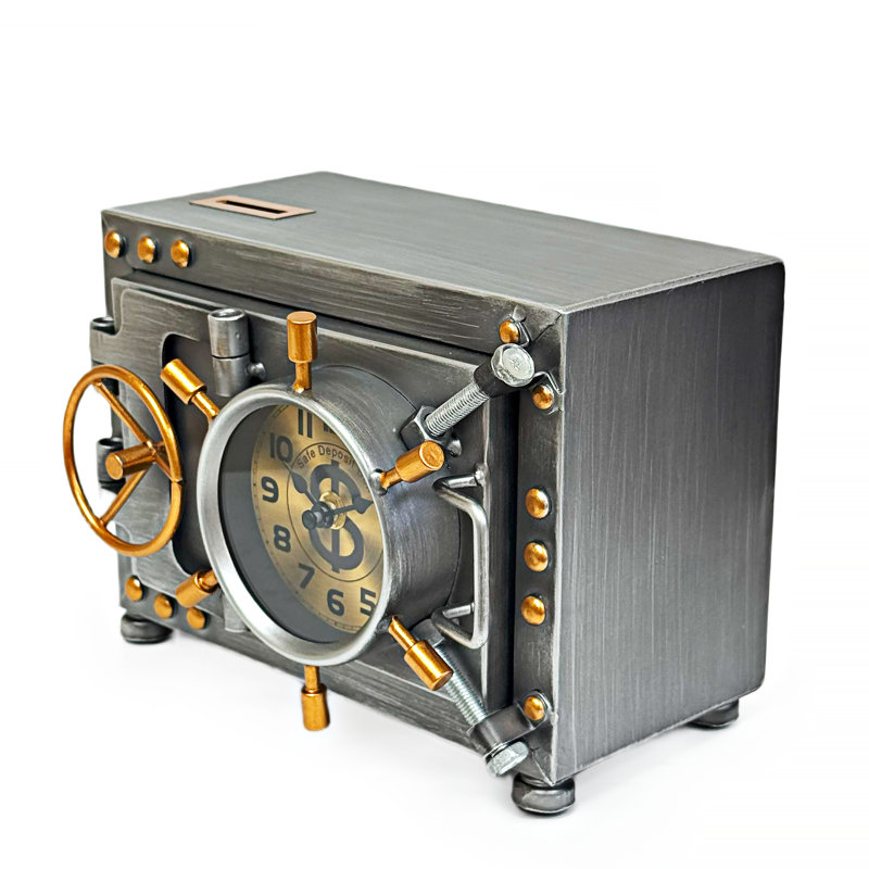 Bank Vault Table Clock