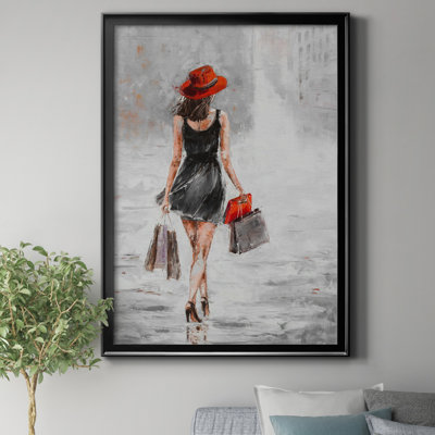 " City Shopping I " by J Paul Painting Print