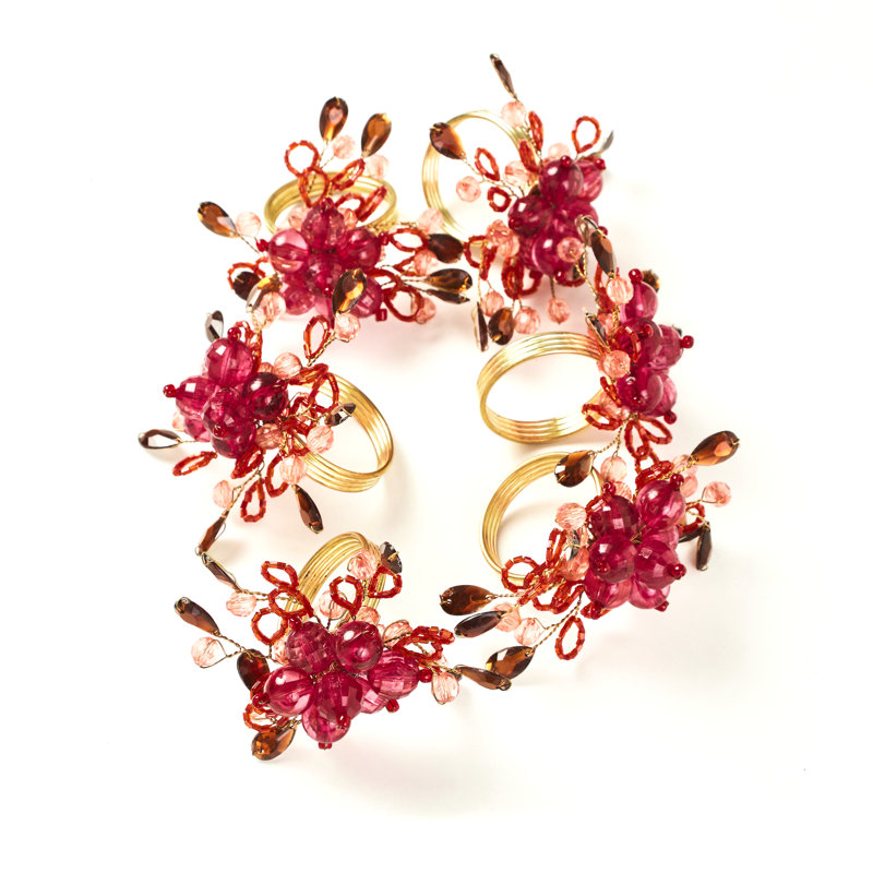Napkin Ring, Pink Coral