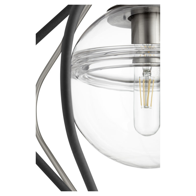 Nikia 1 - Light Single Pendant, Satin Nickel