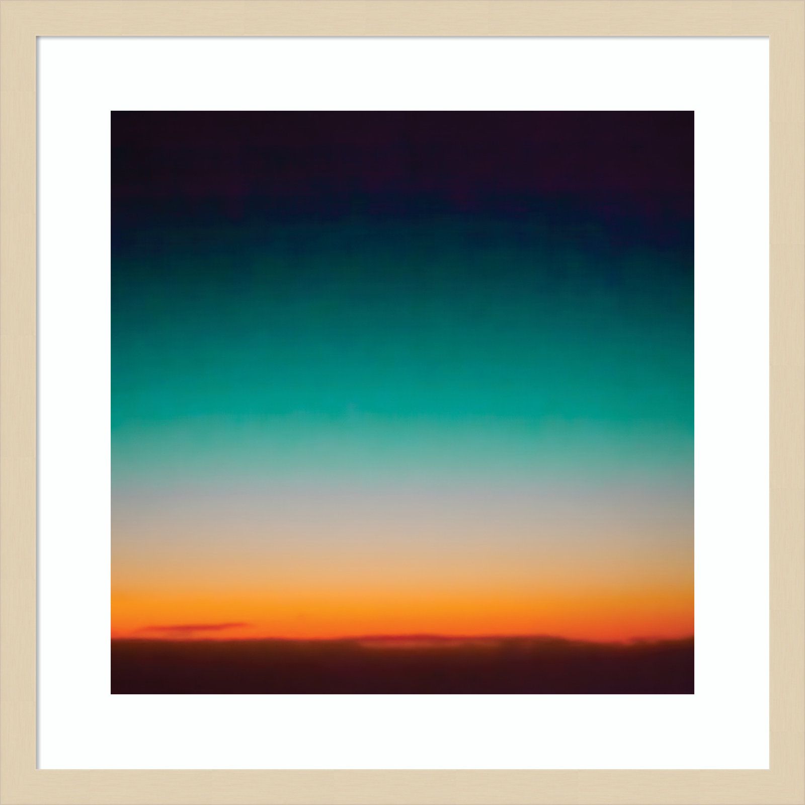 Sunrise Flying by Caroline Mint, Brown, 20.25" H x 20.25" W x 0.88" D