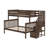 Jebb Kids Twin over Full Bunk with Staircase-2145723889
