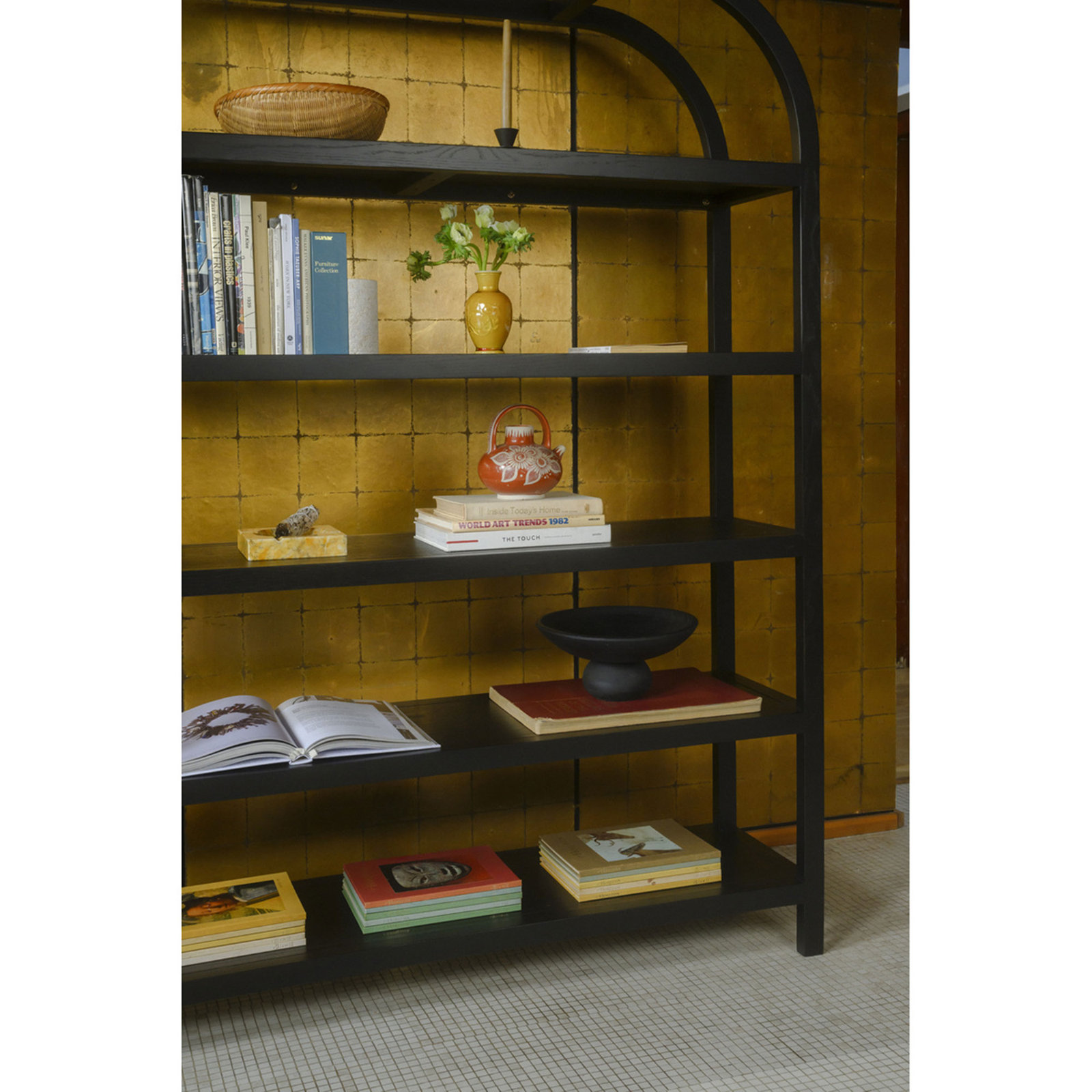 60" Bookcase, Black
