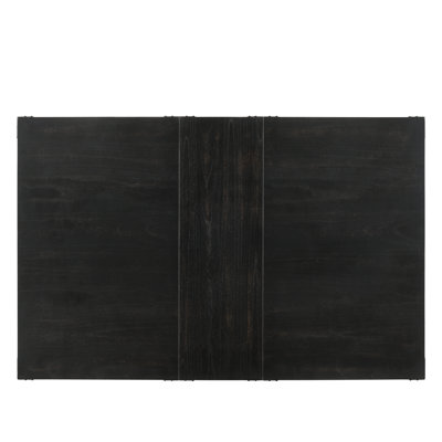Vintage Black Finish Dining Table