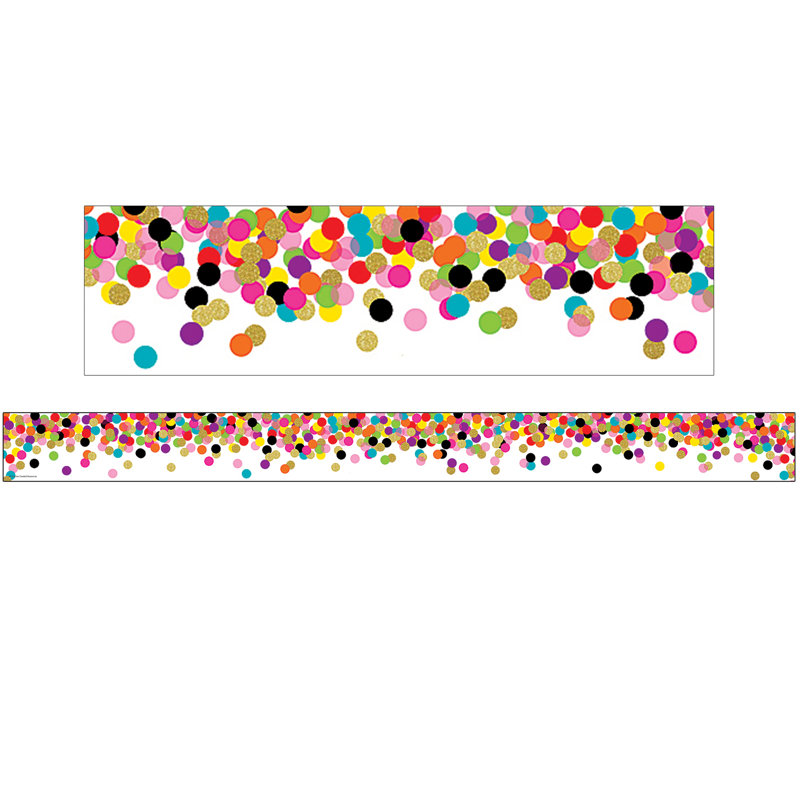 Bordure confetti droite