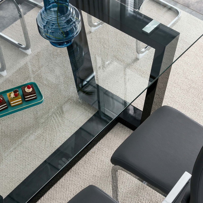 Rectangle L 63 po x l 35,4 po Willoughby, Noir