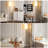 64'' Black Modern Stepless Dimming Floor Lamp with Remote Control for Living Room or Bedroom, Bulb Included
