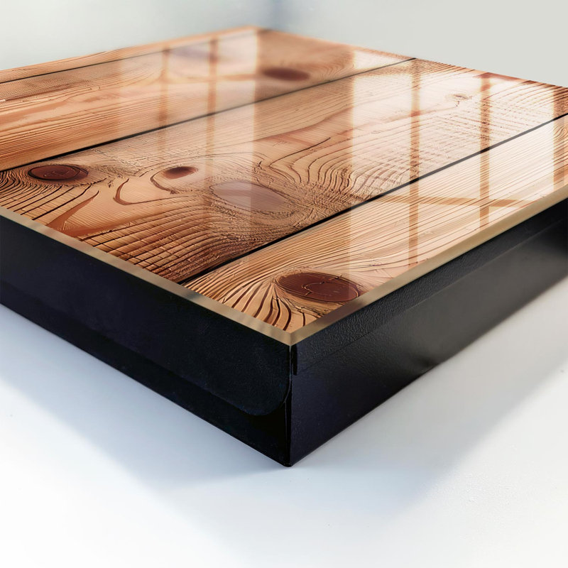 Key cabinet, Opens to the left, 30x30x5, Black, Wooden panels with natural grain, 
