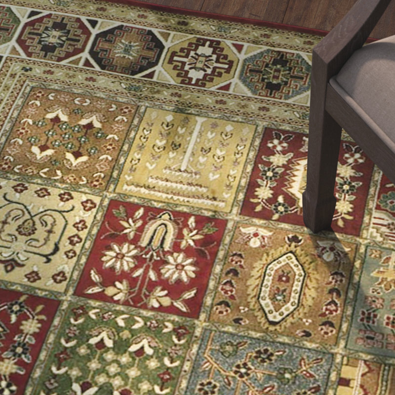 Tapis en viscose Randalholme, Forme rectangulaire : 2 pi 3 po x 3 pi 6 po
