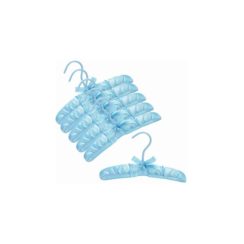 Satin Standard Hanger for Dress/Shirt/Sweater, Blue