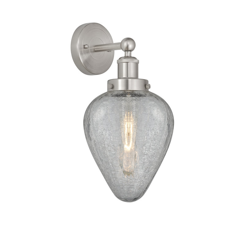 Carbonville Armed Sconce, Brushed Satin Nickel