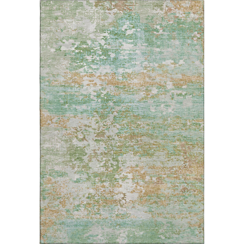 Premium Machine Washable Ashington AMF1830 Modern Rug, Rectangle 10' x 14'
