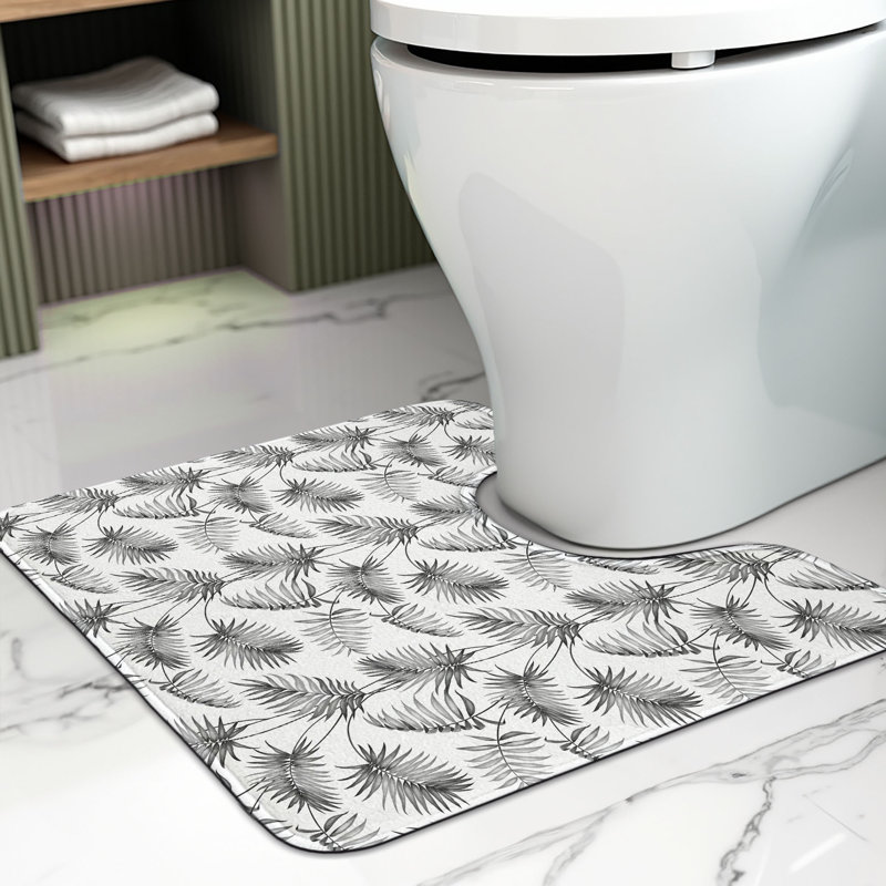 Tapis de salle de bain en U Nature