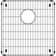Crosstown 15 5/8" X 16 1/8" Sink Grid