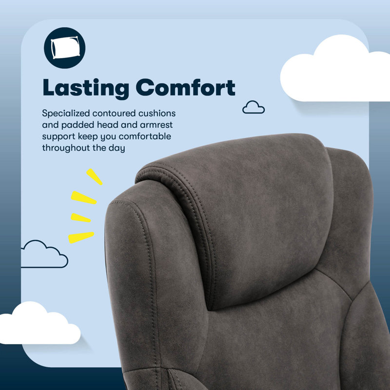Comfort Eco Swivel Office Chair, Brown
