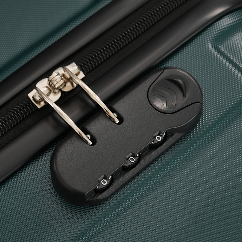 Valise à roulettes doubles Hardshell, Dark Green