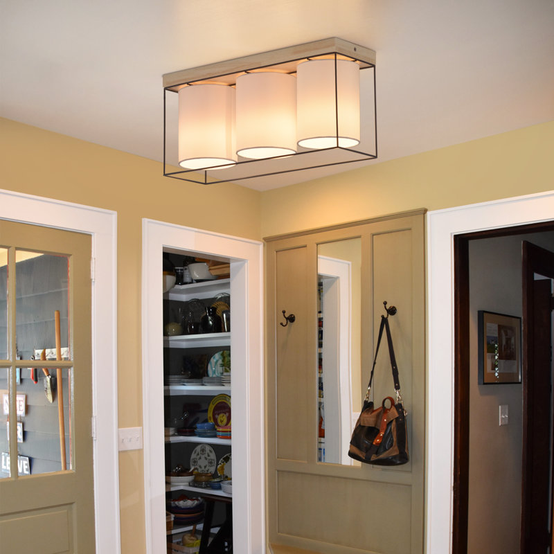 Shelsey Linen Flush Mount