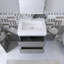 Meuble-lavabo simple 24 po avec plateau Kansiray-2126896353-2126896354
