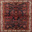 Tapis oriental multicolore tissé à la machine Oriental-2078560147