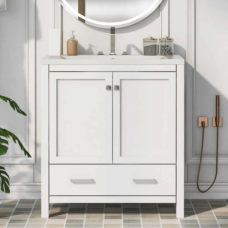 Rameesah 30'' Single Bathroom Vanity with Top