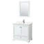 Ensemble de meuble-lavabo simple autoportant 36 po avec plateau en quartz Deborah-98089352-98089354-98089355