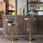 2 tabourets de bar, revêtement gris, base et repose-pieds, hauteur du tabouret pivotant réglable, couleur moderne du tabouret, siège en mousse haute résilience, réglable
