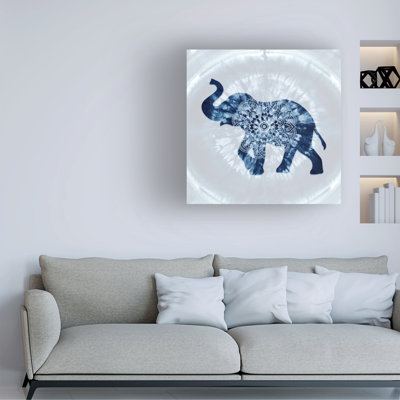 Tina Lavoie Elephant Mandala Canvas Art