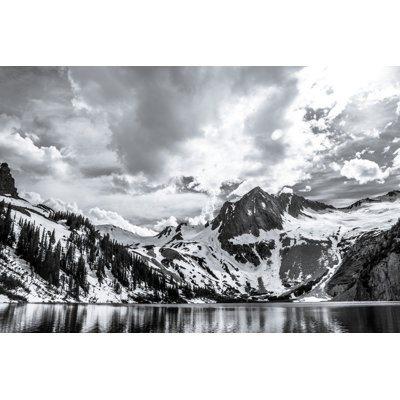 Dramatic Rocky Mountains - Wrapped Canvas Print