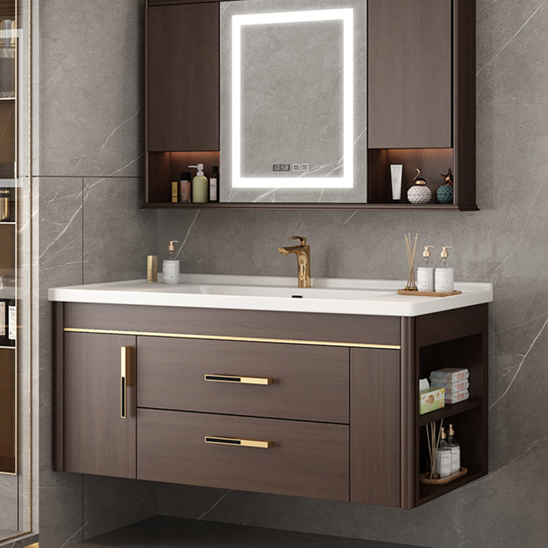 High-end retro and simple bathroom cabinet