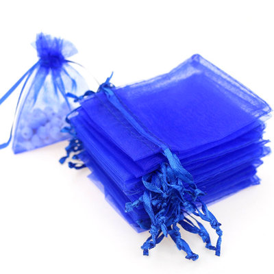 Organza mariage fête cadeau sacs de bonbons sac transparent